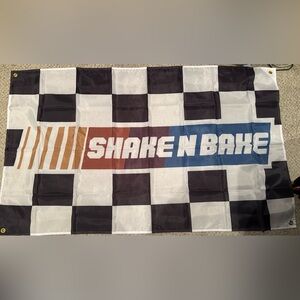 Shake N Bake Ricky Bobby Checkered Flag 3x5